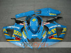 Kit de carénage à injection pour GSX R600 06-07 - Jaune, Bleu - MOTUL, Rizla+ #OYO87901598