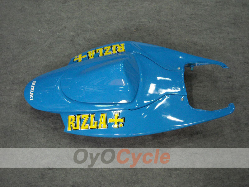 Kit de carénage à injection pour GSX R600 06-07 - Jaune, Bleu - MOTUL, Rizla+ #OYO87901598