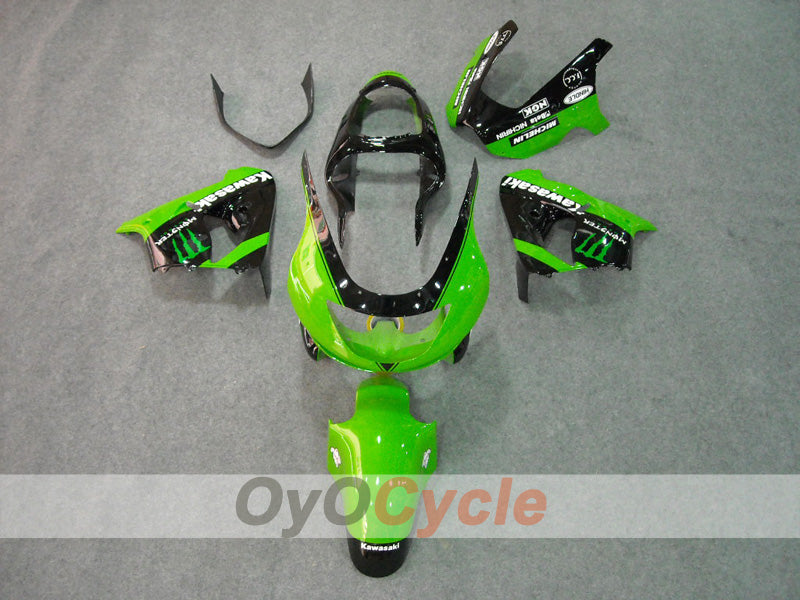 Kit de carénage pour NINJA ZX-9R 98-99 - Vert, noir - Monster #OYO87903016 Image principale du produit