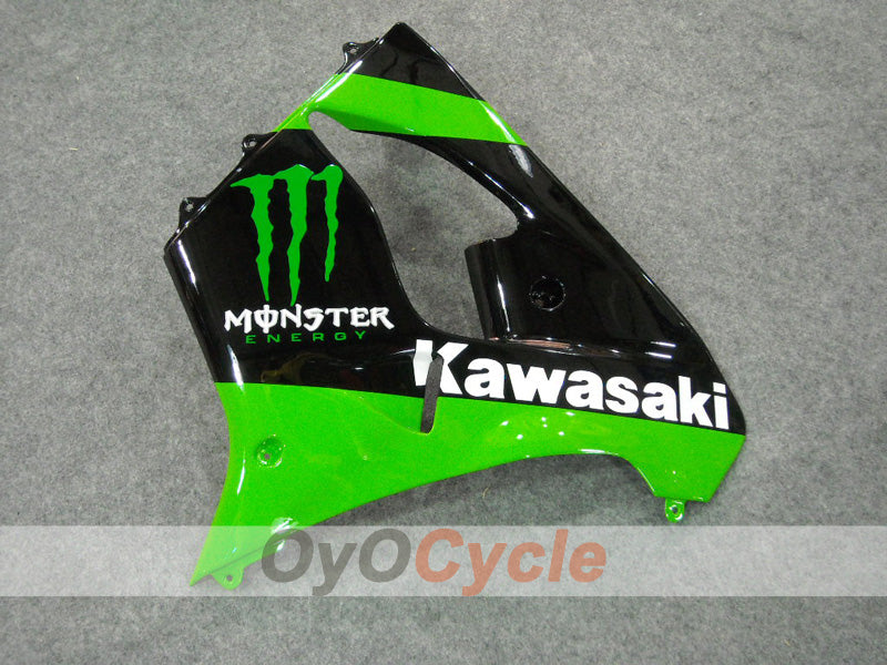Kit de carénage pour NINJA ZX-9R 98-99 - Vert, noir - Monster #OYO87903016