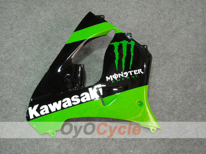 Kit de carénage pour NINJA ZX-9R 98-99 - Vert, noir - Monster #OYO87903016