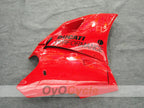 Kit de carénage injecté pour Ducati 996 99-02 - Rouge, blanc - Style d'usine #OYO87902199