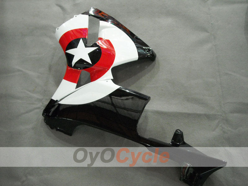 Kit de carénage à injection pour CBR600RR 05-06 - Blanc, Noir - Style d'usine #OYO87900285