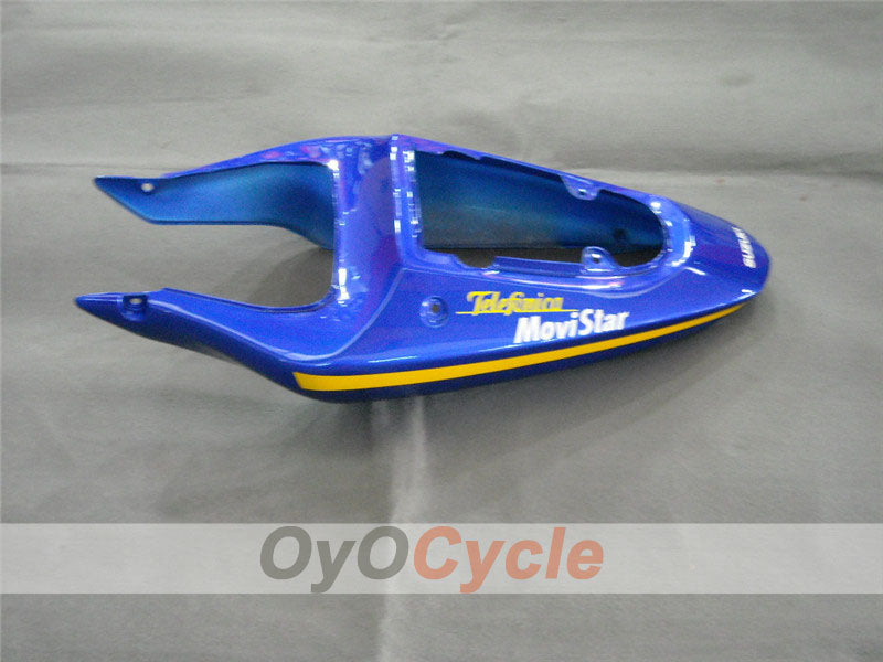 Kit de carénage injecté pour GSX R1000 00-02 - Rouge, bleu - Movistar #OYO87901739