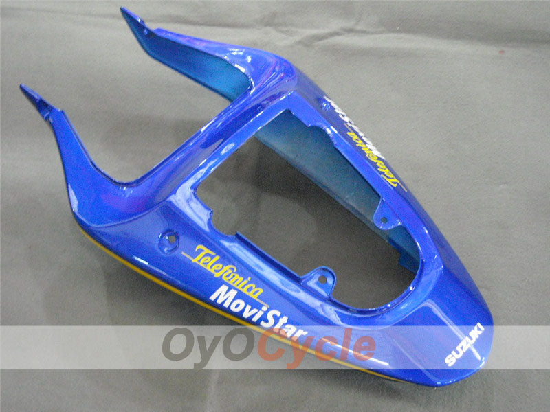 Kit de carénage injecté pour GSX R1000 00-02 - Rouge, bleu - Movistar #OYO87901739
