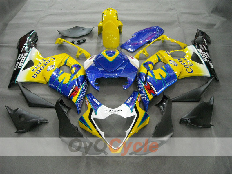 Kit de carénage à injection pour GSX R1000 05-06 - Jaune, Bleu - Corona #OYO87901939 Image principale du produit
