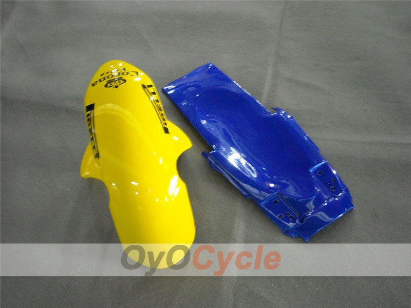Kit de carénage à injection pour GSX R1000 05-06 - Jaune, Bleu - Corona #OYO87901939