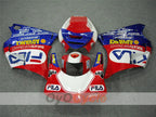 Kit de carénage à injection pour Ducati 998 de 02-04 - Rouge, bleu - FILA #OYO87902286