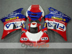 Kit de carénage à injection pour Ducati 998 de 02-04 - Rouge, bleu - FILA #OYO87902286