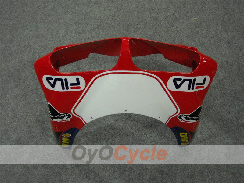 Kit de carénage à injection pour Ducati 998 de 02-04 - Rouge, bleu - FILA #OYO87902286