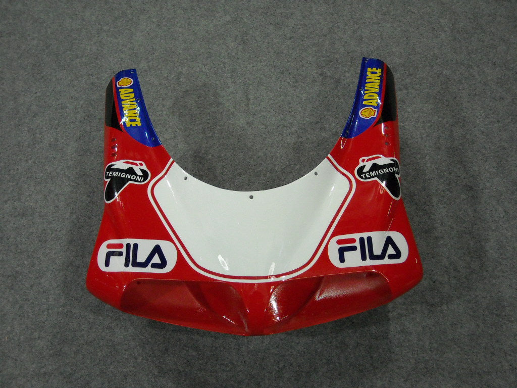 Kit de carénage à injection pour Ducati 748 94-02 - Rouge, Bleu - FILA #OYO87902061
