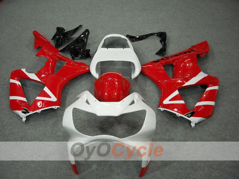 Kit de carénage à injection pour CBR900RR 929 00-01 - Rouge, Blanc - Style d'usine #OYO87902849
