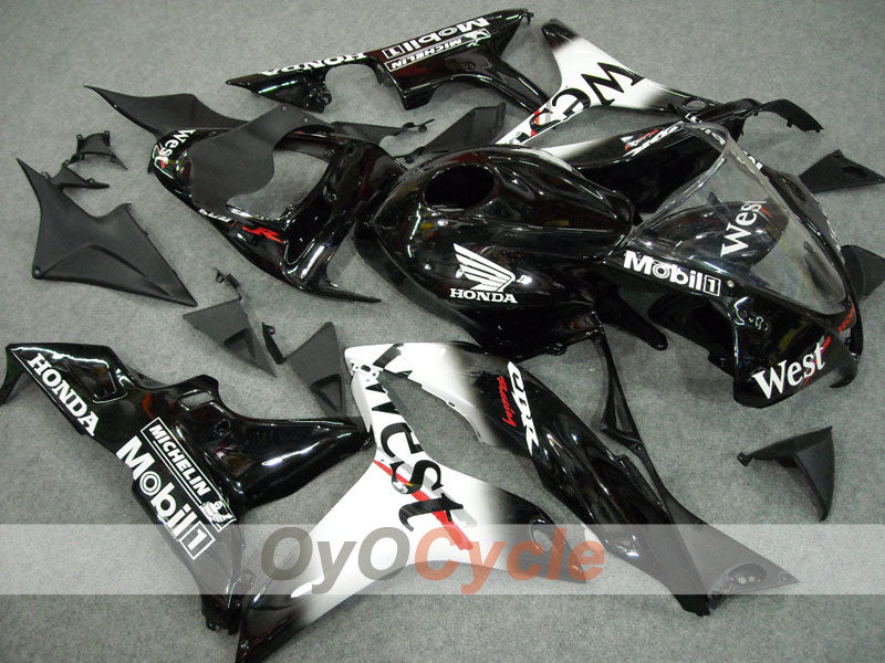 Kit de carénage à injection pour CBR600RR 07-08 - Blanc, Noir - West #OYO87900440 Image secondaire du produit