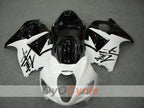 Kit de carénages à injection pour GSXR1300 Hayabusa 99-07 - Blanc, noir - Style usine #OYO87902882
