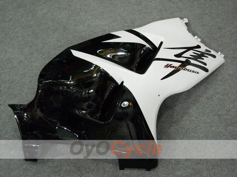 Kit de carénages à injection pour GSXR1300 Hayabusa 99-07 - Blanc, noir - Style usine #OYO87902882