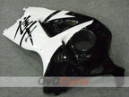 Kit de carénages à injection pour GSXR1300 Hayabusa 99-07 - Blanc, noir - Style usine #OYO87902882