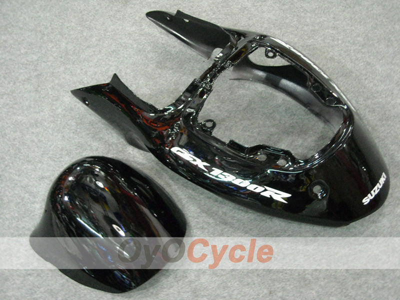 Kit de carénages à injection pour GSXR1300 Hayabusa 99-07 - Blanc, noir - Style usine #OYO87902882