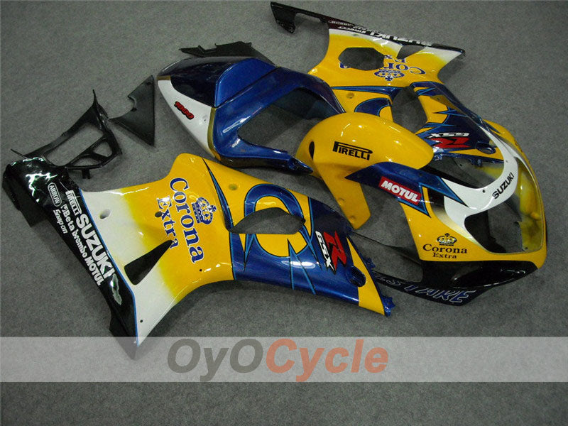 Kit de carénage à injection pour GSX R1000 00-02 - Jaune, bleu - Corona #OYO87901709 Image secondaire du produit