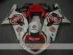 Kit de carénage à injection pour GSX R750 00-03 - Rouge, Blanc - Lucky Strike #OYO87901058
