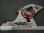 Kit de carénage à injection pour GSX R750 00-03 - Rouge, Blanc - Lucky Strike #OYO87901058