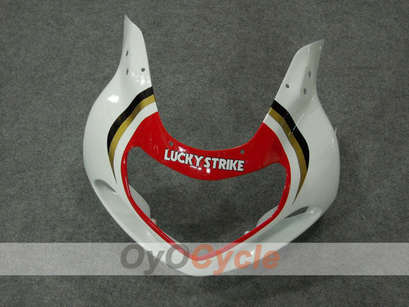 Kit de carénage à injection pour GSX R750 00-03 - Rouge, Blanc - Lucky Strike #OYO87901058