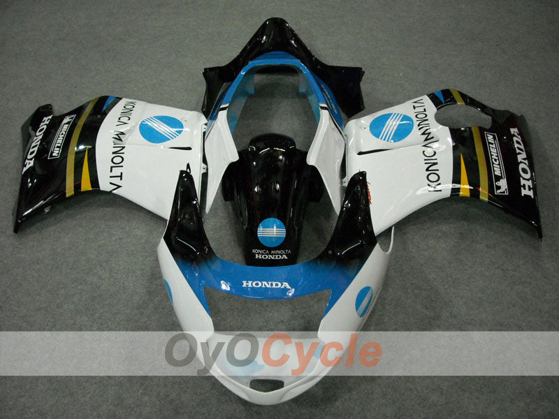 Kit de carénage à injection pour CBR1100XX 96-07 - Blanc, Noir - Konica Minolta, MICHELIN #OYO87902840