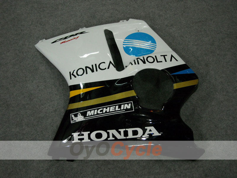 Kit de carénage à injection pour CBR1100XX 96-07 - Blanc, Noir - Konica Minolta, MICHELIN #OYO87902840