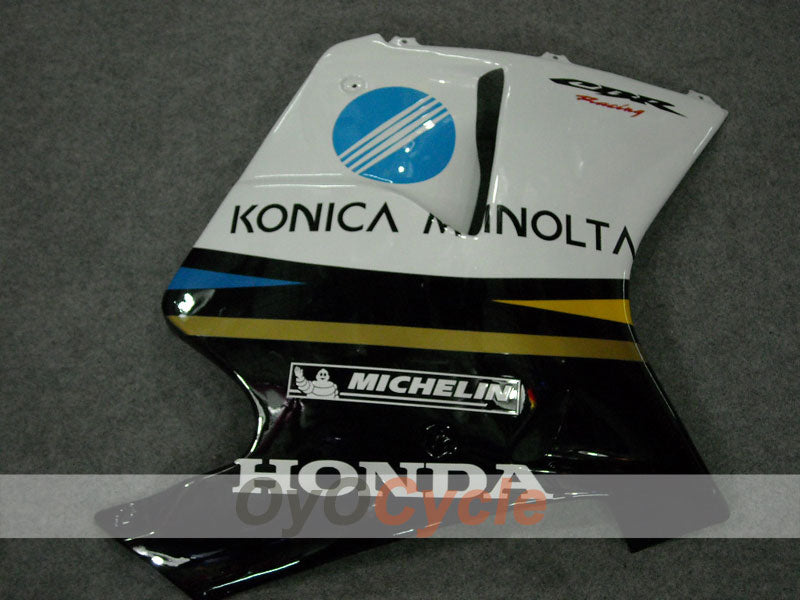 Kit de carénage à injection pour CBR1100XX 96-07 - Blanc, Noir - Konica Minolta, MICHELIN #OYO87902840