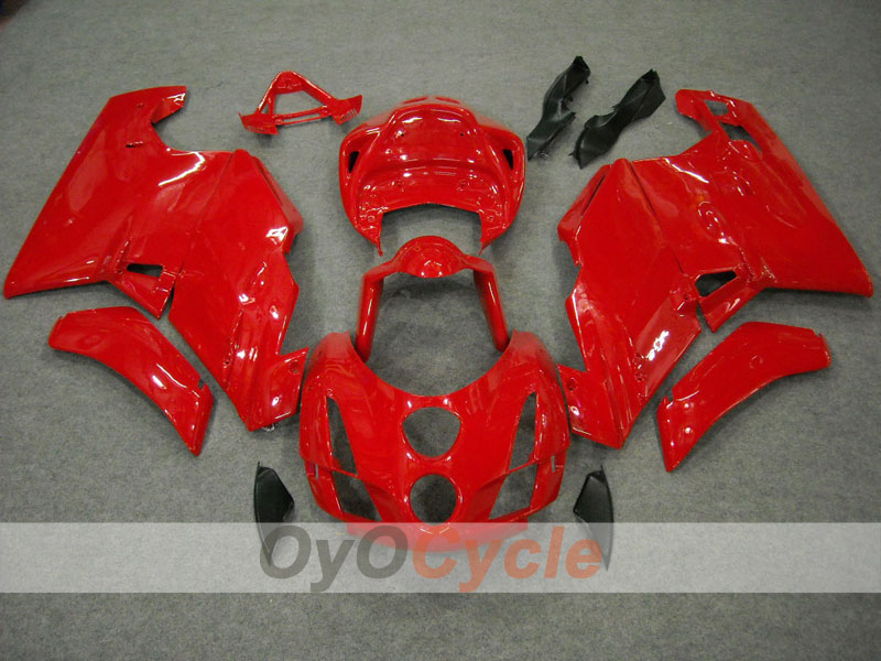 Kit de carénage à injection pour Ducati 999 03-04 - Rouge - Style usine #OYO87902354
