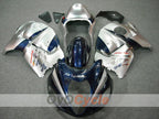 Kit de carénages à injection pour GSXR1300 Hayabusa 99-07 - Bleu, argent - Style usine #OYO87902886