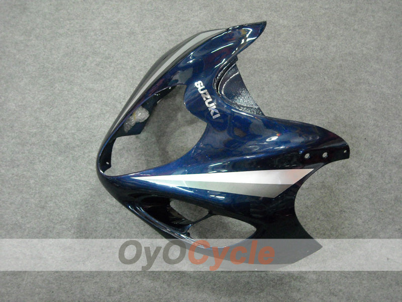 Kit de carénages à injection pour GSXR1300 Hayabusa 99-07 - Bleu, argent - Style usine #OYO87902886