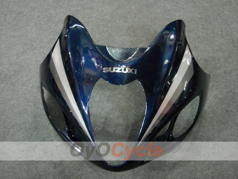 Kit de carénages à injection pour GSXR1300 Hayabusa 99-07 - Bleu, argent - Style usine #OYO87902886