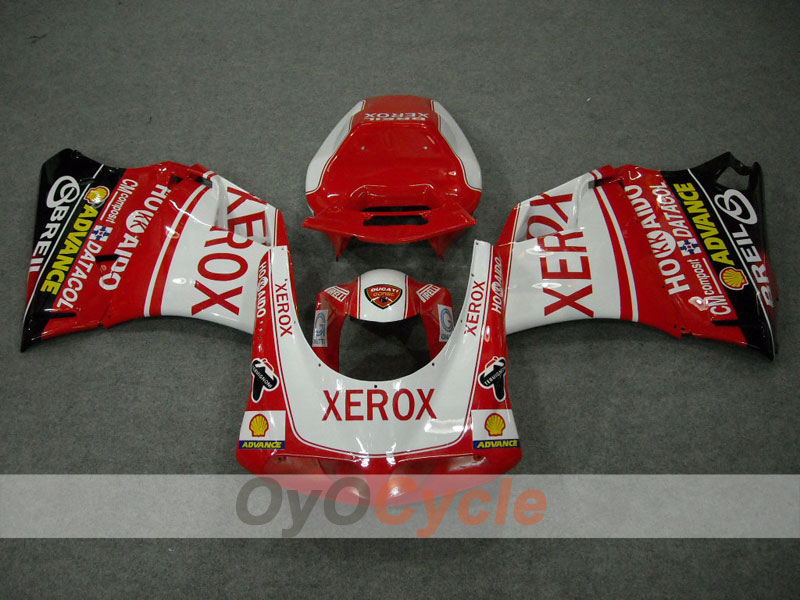 Kit de carénage injecté pour Ducati 998 02-04 - Rouge, blanc - Xerox #OYO87902312 Image secondaire du produit