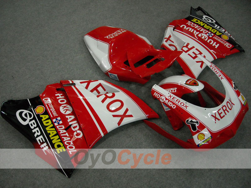 Kit de carénage injecté pour Ducati 998 02-04 - Rouge, blanc - Xerox #OYO87902312 Image principale du produit