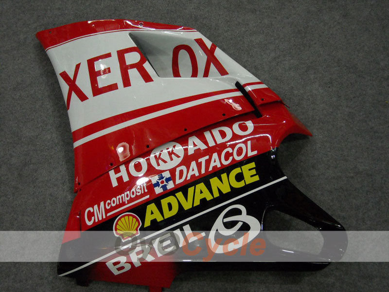 Kit de carénage à injection pour Ducati 996 99-02 - Rouge, Blanc - Xerox #OYO87902236