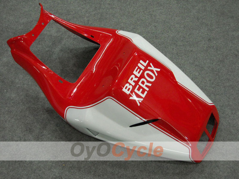 Kit de carénage injecté pour Ducati 998 02-04 - Rouge, blanc - Xerox #OYO87902312