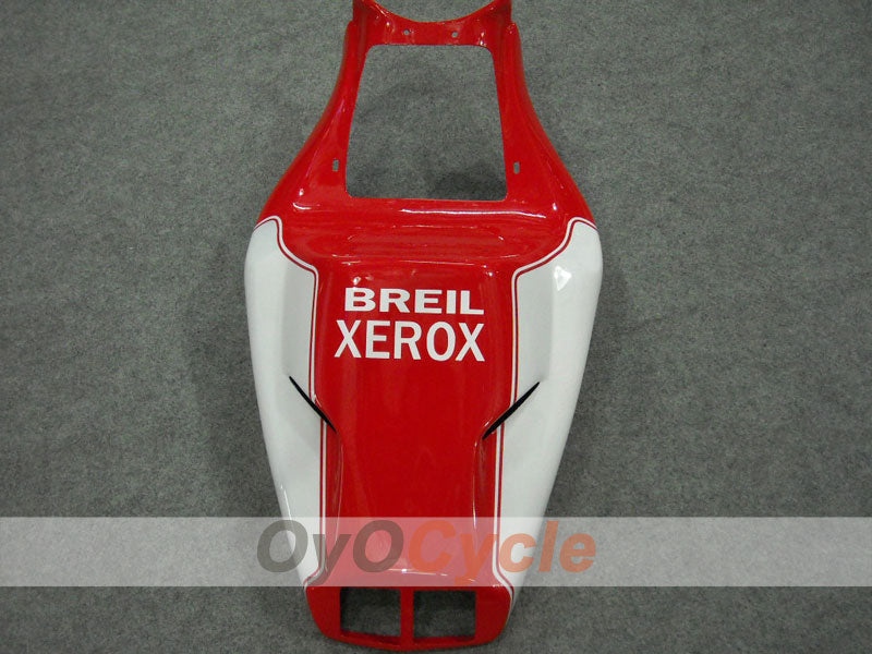 Kit de carénage à injection pour Ducati 996 99-02 - Rouge, Blanc - Xerox #OYO87902236