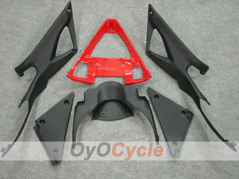 Kit de carénage à injection pour Ducati 848 08-13 - Rouge, Noir - Alice #OYO87902174