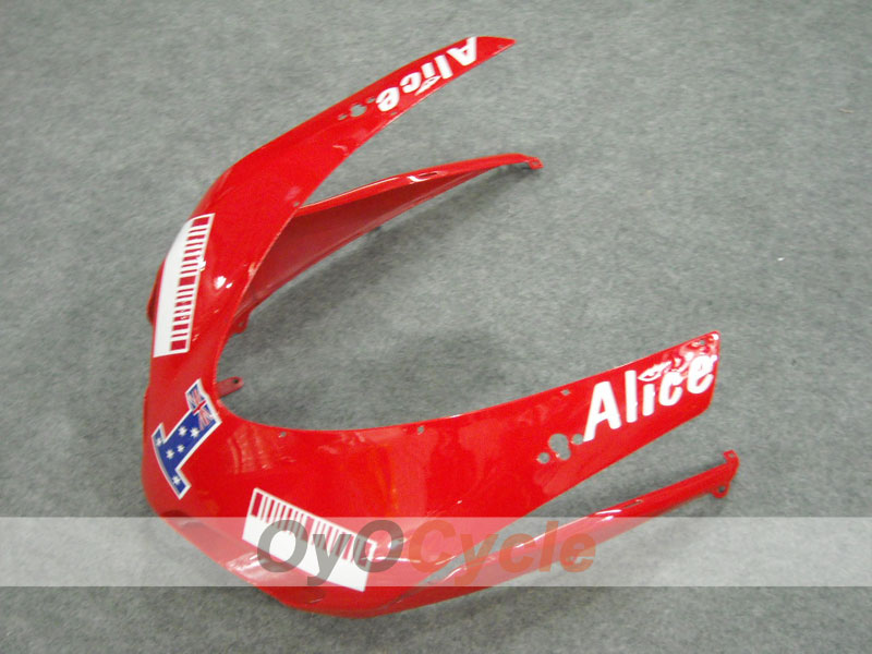 Kit de carénage injecté pour Ducati 1098 07-09 - Rouge, Noir - Alice #OYO87902273