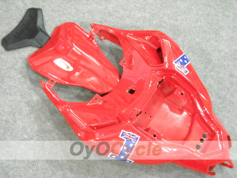 Kit de carénage injecté pour Ducati 1098 07-09 - Rouge, Noir - Alice #OYO87902273
