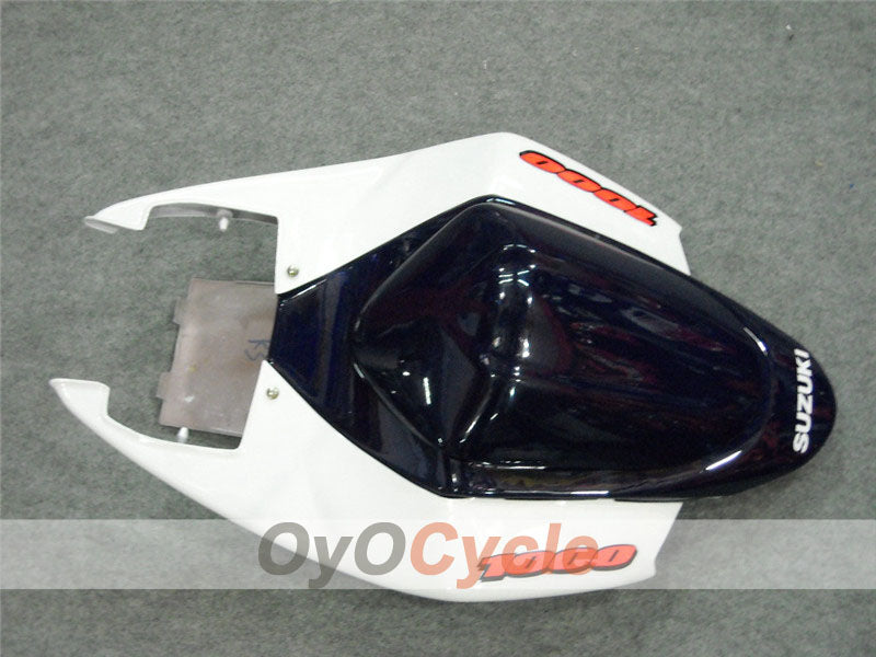 Kit de carénage à injection pour GSX R1000 05-06 - Blanc, Noir - Style d’origine #OYO87901988