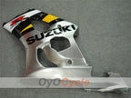 Kit de carénage en injection pour GSX R1000 03-04 - Jaune, argent - Style d'origine #OYO87901848