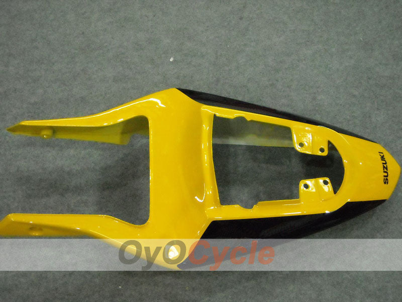 Kit de carénages injectés pour GSX R750 04-05 - Jaune, Argent - Style usine #OYO87901171