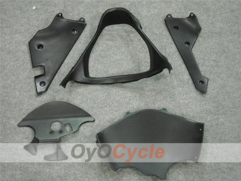 Kit de carénage en injection pour GSX R1000 03-04 - Jaune, argent - Style d'origine #OYO87901848