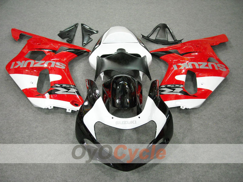 Kit de carénage à injection pour GSX R750 00-03 - Rouge, noir - Style d'origine #OYO87901074 Image secondaire du produit