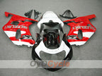 Kit de carénage à injection pour GSX R750 00-03 - Rouge, noir - Style d'origine #OYO87901074