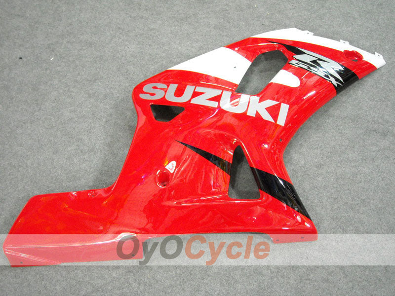 Kit de carénage à injection pour GSX R750 00-03 - Rouge, noir - Style d'origine #OYO87901074
