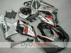 Kit de carénages injectés pour GSX R1000 05-06 - Noir, argent - Style usine #OYO87901994