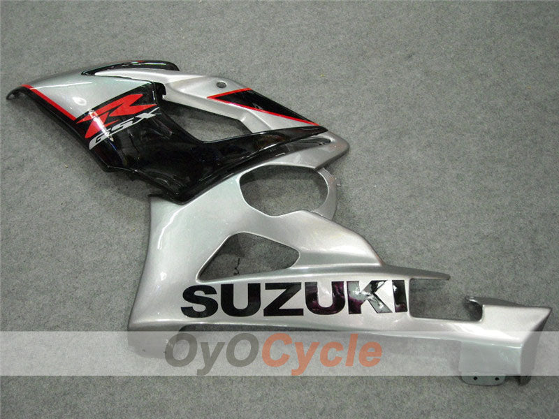 Kit de carénages injectés pour GSX R1000 05-06 - Noir, argent - Style usine #OYO87901994
