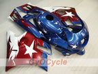 Kit de carénages pour Honda CBR600 F2 91-94 - Rouge, bleu - Style d'origine #OYO87903072